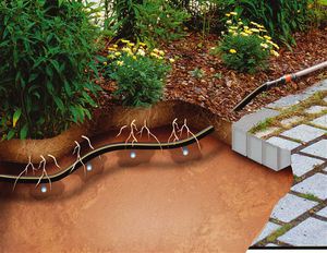 ميزات تصميم نظام الري التلقائي تحت التربة