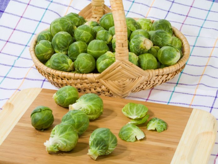 Ulo ng Brussels sprouts