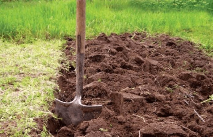 Изкопаване на почвата