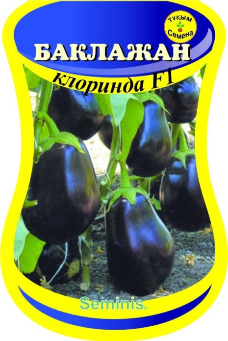Clorinda eggplant seed packet