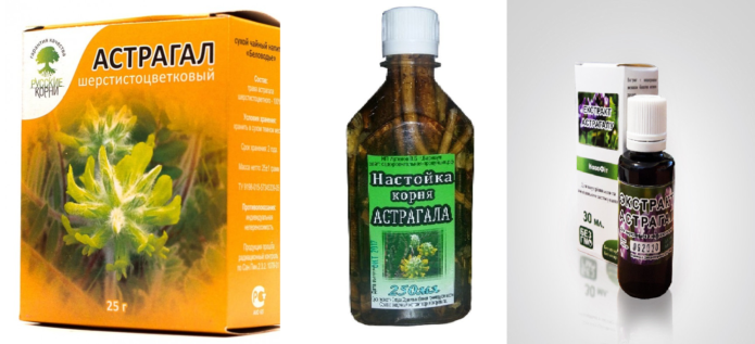 Forme de farmacie bazate pe Astragalus